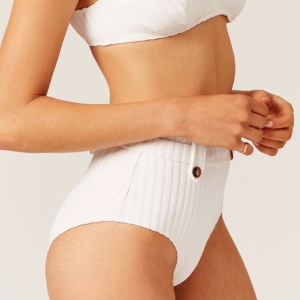 SOLID AND STRIPED - THE ANNIE BOTTOM SOLID RIB - Picture 2 of 9